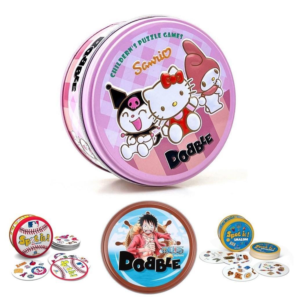 Игра Spot It Веселая и интерактивная карточная игра для многопользовательских собраний Картонные карты Dobble