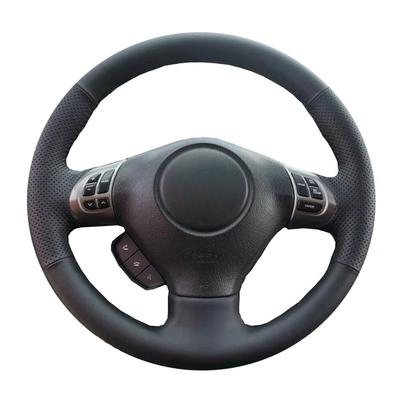 Чехол на руль для Subaru Forester Impreza 2008-2011 Legacy 2010 Exiga 2 из микрофибры, сделай сам, с прошивкой, автомобильные аксессуары