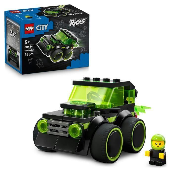LEGO City 60484 Véhicules - La Voiture de Course de Jeu Vidéo - Jouet 5 ans - Idée Cadeau
