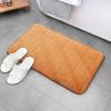 Полосатый коралловый флис водопоглощающий коврик для ванной