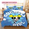 Powerpuff Girls Bubbles Sweet Duvet Cover & Pillowcases, Powerpuff Girls Fan Bedding, Great Gift.chl