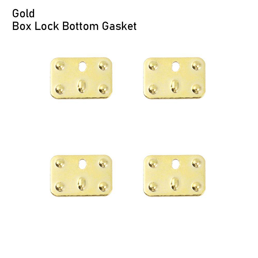 Metal DIY Manual Suitcase Box Mini Metal Crafts Trunk Locks Case Corner Protector Doll Bags Parts