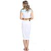 Cosplay Halloween Nile King Greek Princess Costume, Adult Male COS Ancient Egyptian Pharaoh Cleopatra Robe Dress