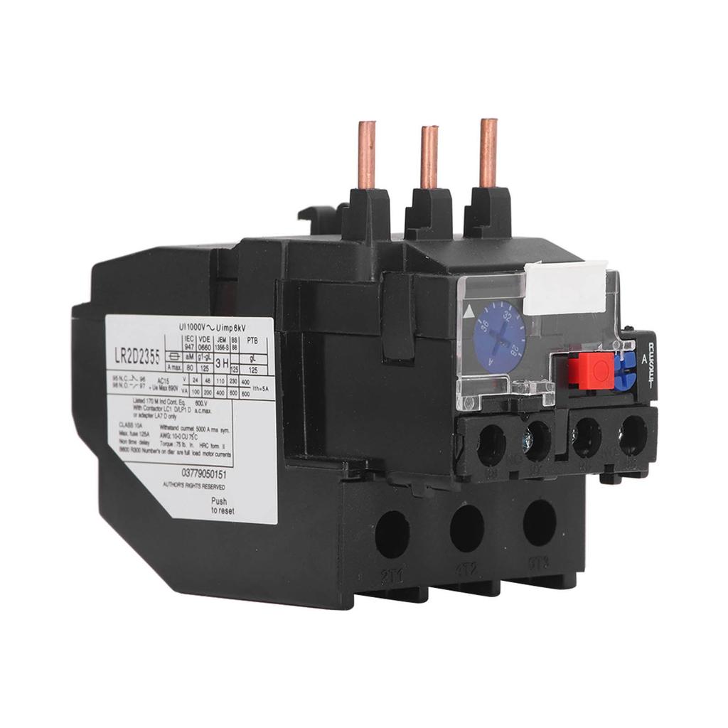 Тепловое реле перегрузки LR2D2355 28 до 36A ручное автоматическое сброс защиты двигателя тепловое реле 600 В