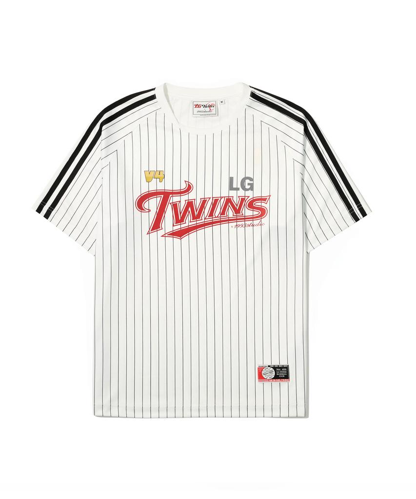 1993STUDIO [Lg Twins X 1993 Studio] V4 Track Jersey T-Shirt_White