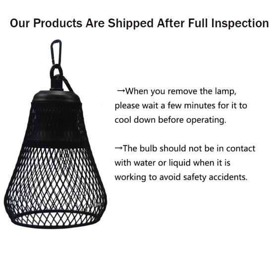 Гибкий зажим для рептилий, тепловой абажур, регулируемая яркость, температура, таймер, обогреватель для курятника, защита для курицы, ящерицы, черепахи