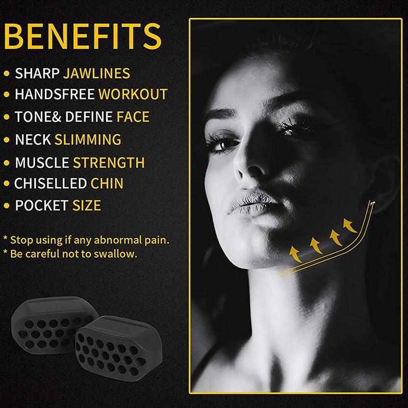 Тренажер для челюстей Jawline Jawzrsize Trainer Мяч для упражнений Jawliner Jawrsize Line Chew Ball Тренировка мышц