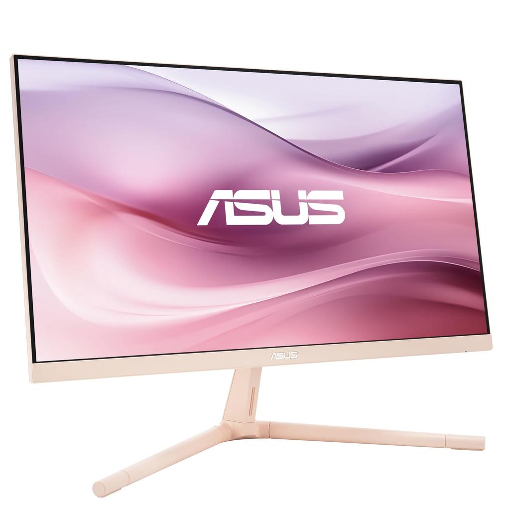 Asus Monitor Eye Care Rose Clay Pink 27 Inches Full HD X IPS 100Hz USB Charging Blue Light Reduction Height Adjustment VESA Compatible VU279CFE-P / /