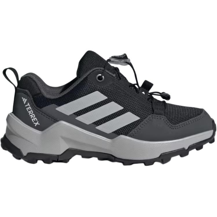 adidas Terrex AX4S K Speed Lace - Черно-серые детские кроссовки Core-Black Grey-Two Grey-Six IH2875