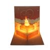 С Днем Рождения 3D Световая Музыкальная Открытка С Конвертом Световая Функция Pop-Up Открытка с Тортом Музыкальная Функция Открытка с Поздравлением Торта