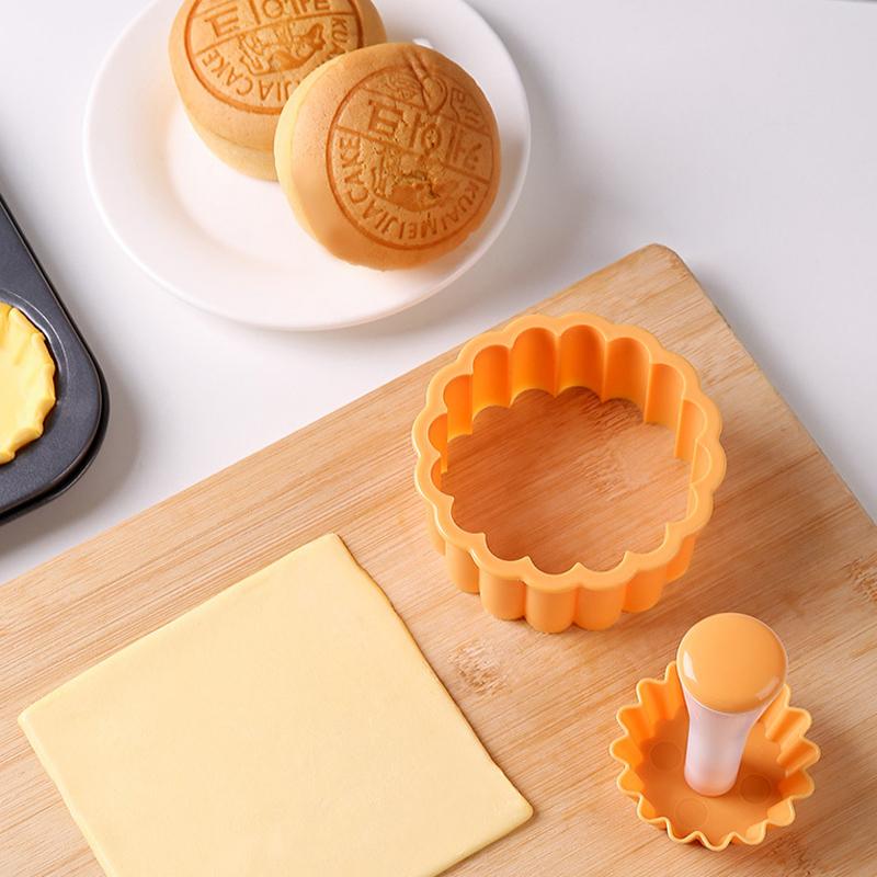 Набор для формовки теста для печенья Flower Round Cookie Cutter Set Cupcake Muffin Tart Shells Mold Kitchen Baking Form