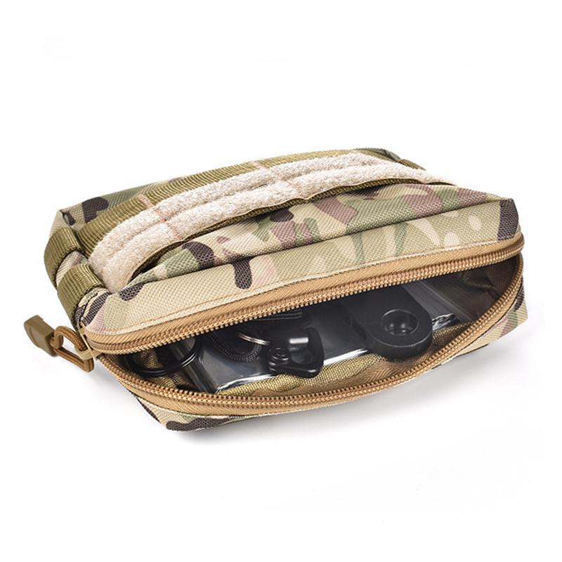 Небольшая уличная сумка для хранения многофункциональных инструментов, тактическая сумка, портативная поясная сумка для камуфляжных инструментов
