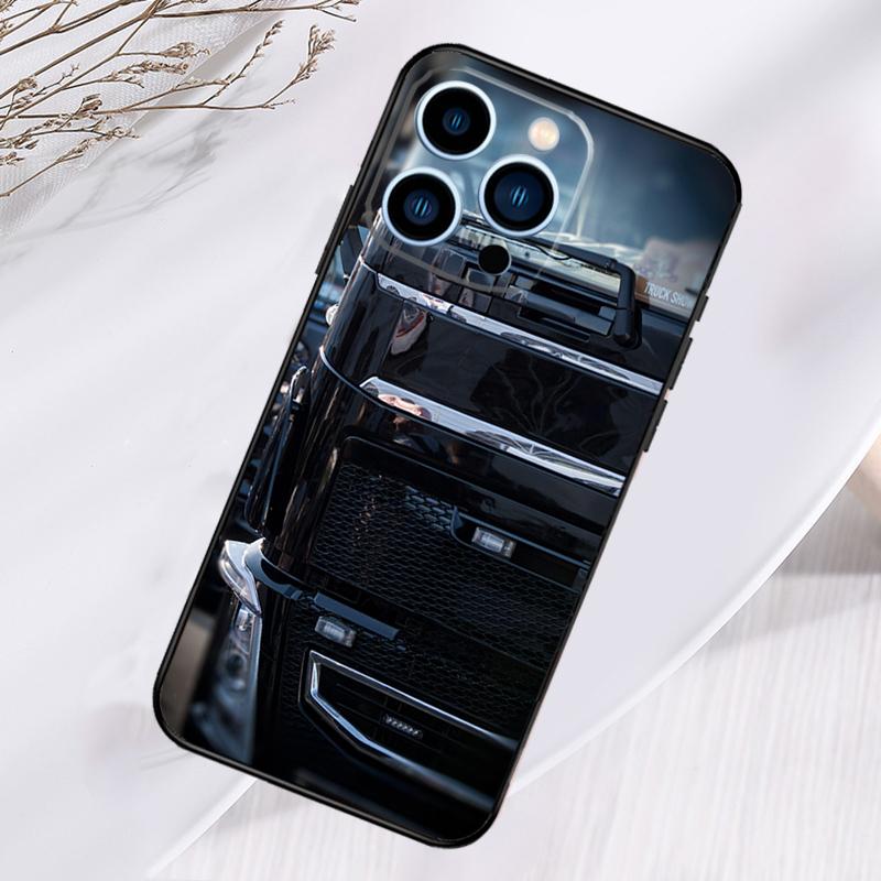 Cool Heavy Truck Car Phone Case For iPhone 17 Pro Max 15 14 13 12 11 16 Pro Max Plus 12 13 Mini 16e 17 Air Cover