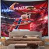 Norway Football Star Sports Tapestry Pattern Wall Hanging Tapestry Decorative Tapestry Home Decor for Bedroom and Living Room