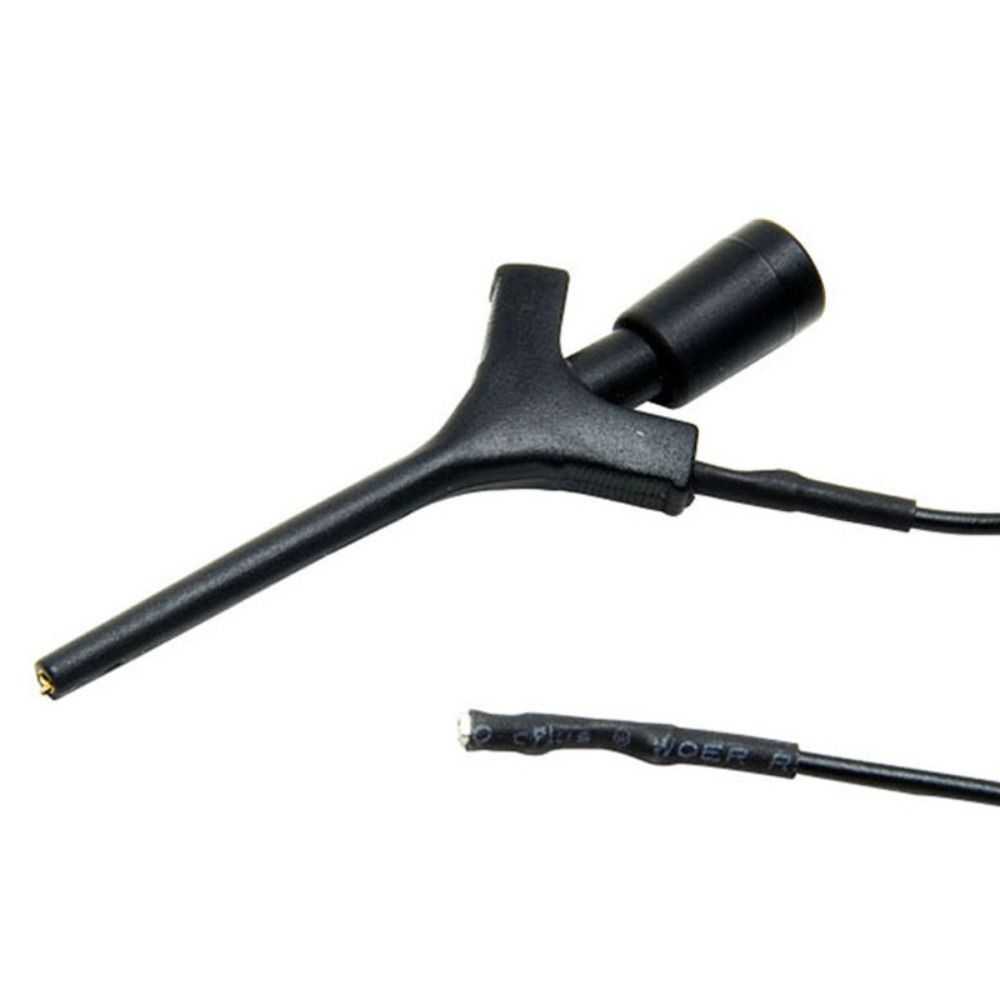 Mini Size IC Hook Test Clip Gold Plating Test Cable Lead Wire Kit Test Clip Electronics Testing