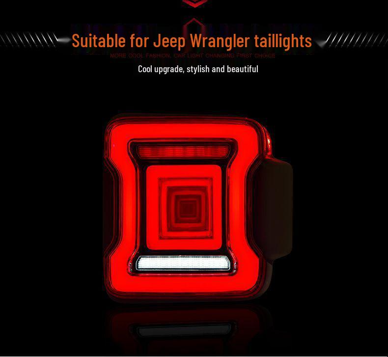 Светодиодный последовательный указатель поворота заднего фонаря для JEEP Wrangler 18-20