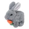 Realistic Bunny Toy Plush Interactive Easter Electronic Hopping Bunny Toy with Sound Wiggle Ears