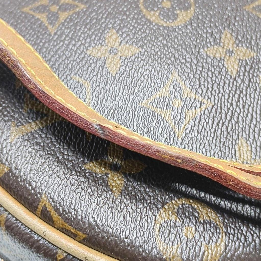 [Б/У] Мягкая шляпная коробка PM Classic Monogram Canvas Кожаная сумка через плечо Маленькая - Удовлетворительное состояние #PQPN64
