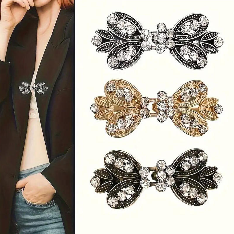 Scarf Buckle Clothes Corner Buckle Knotted Buckle Creative Female Clip Clothes Hem Simple Korean Version Decorative Clip