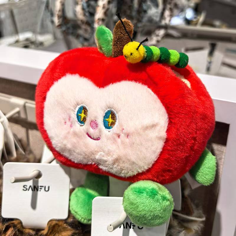 Удивительное Яблоко Кавайная Плюшевая Игрушка Фигурка Кукла Мультяшная Милая Милая Подушка Подушка Декор Дома Детский Подарок на День Рождения Кукла