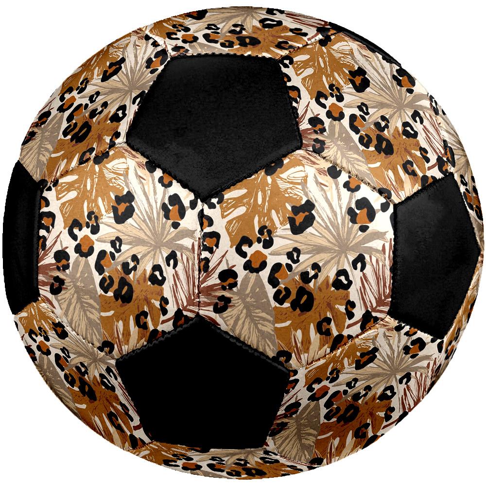1pc Leopard Palm Fusion Outdoor Sports Football, Size 5, Comfortable And Durable Feel,Gift yy40