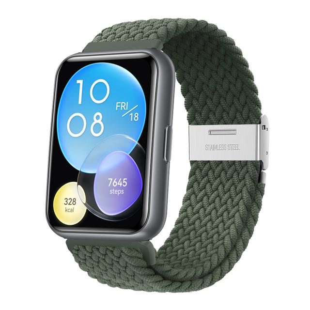 Нейлоновый ремешок для HUAWEI watch fit 2 ремешок для часов аксессуары плетеный solo loop ремешок браслет для HUAWEI watch fit2 новый ремешок