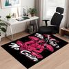 Custom Name weightlifting Printed Carpet, for Office Chair Living Room Bedroom Kitchen Room Decor Gifts.