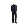 Emporio Armani Мужская футболка с вышитым логотипом FW24, круглый вырез, короткий рукав, темно-синий 6D1TQ8-1JOCZ-0920