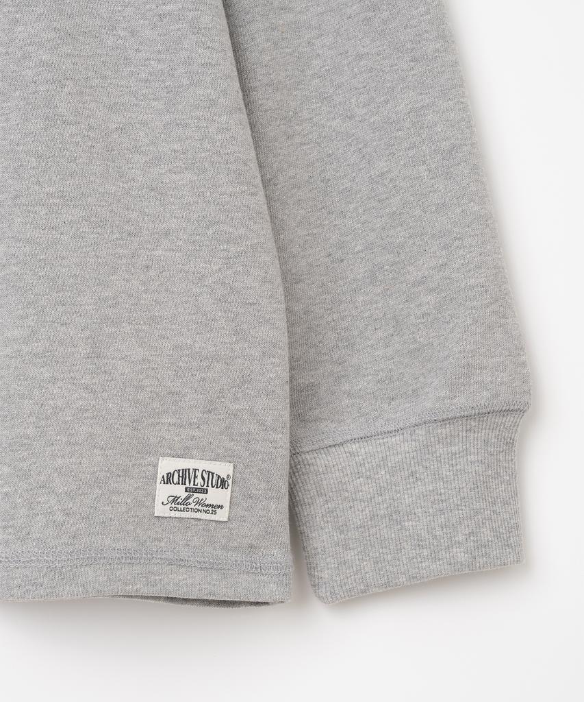 MILLO WOMEN Double Sleeve T-Shirt [Melange Gray]