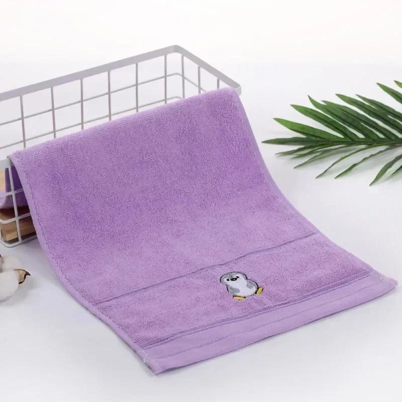 25*45cm Cartoon Soft Cotton Baby Towels Children Bath Towel Newborns Handkerchief Bathing Face Washcloth Shower Towel for Kids