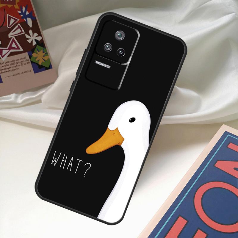 Мультяшный смешной гусь Чехол для Xiaomi 14 13 Ultra 12 Lite 11T 12T 13T Pro POCO M6 X3 X5 X6 Pro F3 F5 M5s Обложка
