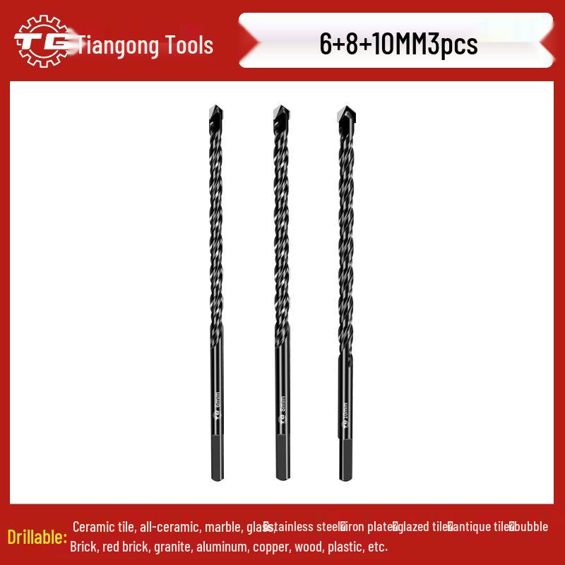Треугольное сверло по плитке и бетону из сплава Тиангун