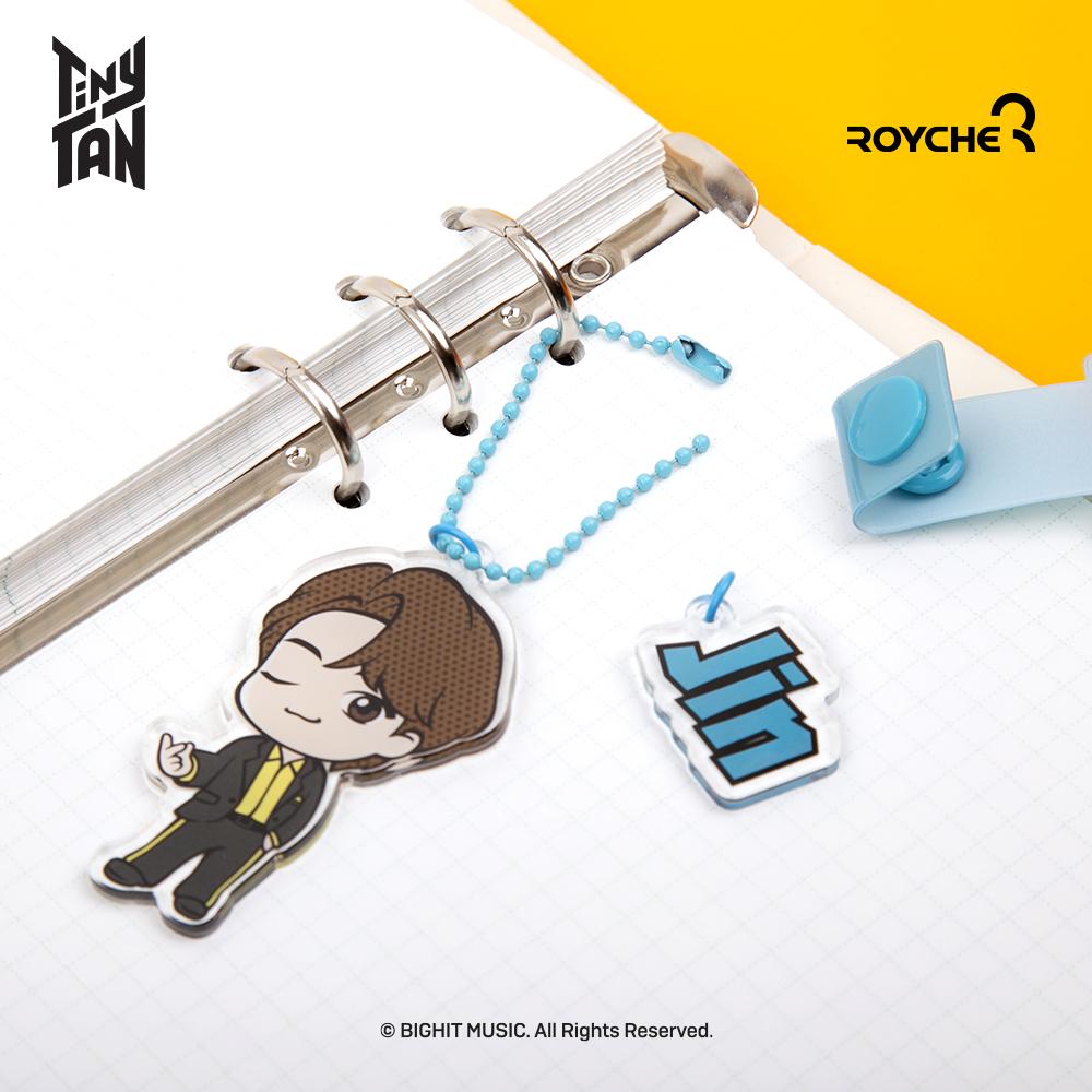BTS (BangTan Boys) TinyTAN Butter Acryl Strap Keyring, Official, Original, Authentic, K-POP, Idol