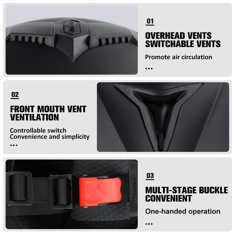 Сертификация DOT Uchoose Мотоциклетный шлем с двумя линзами, поперечный шлем, защитный модульный шлем-флип, унисекс-шлем с козырьком