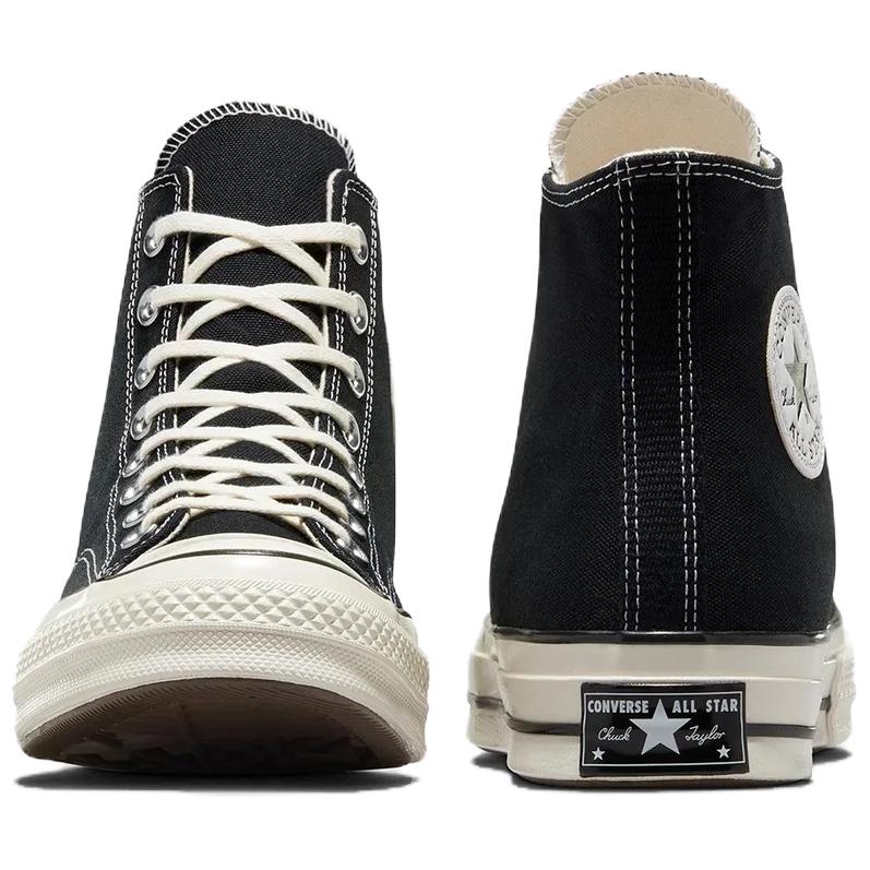 Converse Chuck 70 Comfortable and Versatile High-Top Canvas Sneakers Unisex Black
