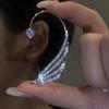 1 шт. Модная Роскошная Серьга-Крыло для Женщин, Индивидуальный Универсальный Премиум-Зажим для Ушей без Прокола