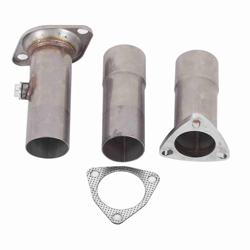 3PCS Catalytic Exhaust Pipe Converter Replacement for Honda Acura Engine Swap 2.5in Pipe