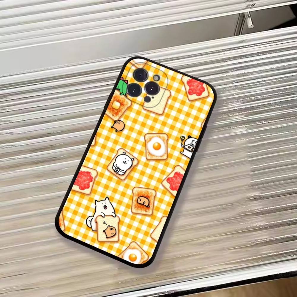Смешной мультяшный J-Joke B-Медведь Чехол для телефона для iPhone 17, 16,15,14,13,12,11 Plus,Pro Max, Другие Мягкий черный чехол