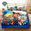 Paw Patrol Bedding Set 3Pcs Duvet Cover Chase Marshall Skye Rubble Rocky Zuma Everest Ryder Kids Boys Girls Gift