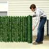 1pc/3m*1m Artificial Evergreen Ivy Privacy Fence Screen Vine Leaf Panel, Suitable for Artificial Green Wall, Outdoor Garden, Courtyard DecorationC