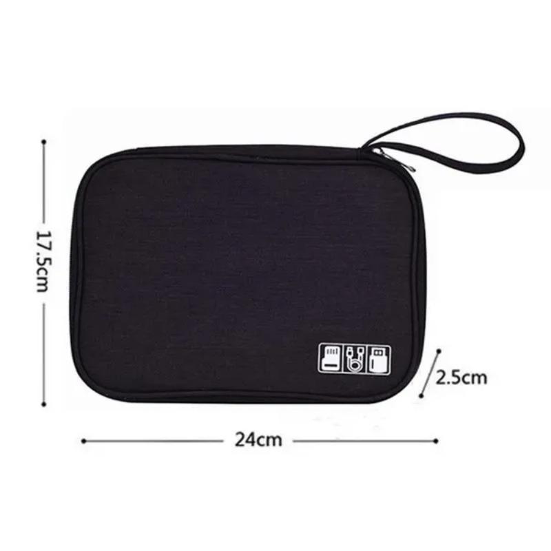 Storage Bag Digital Storage Bag USB Data Cable Organizer for Earphone Wire Bag Pen Power Bank Travel Kit Case Watch Band Pouch