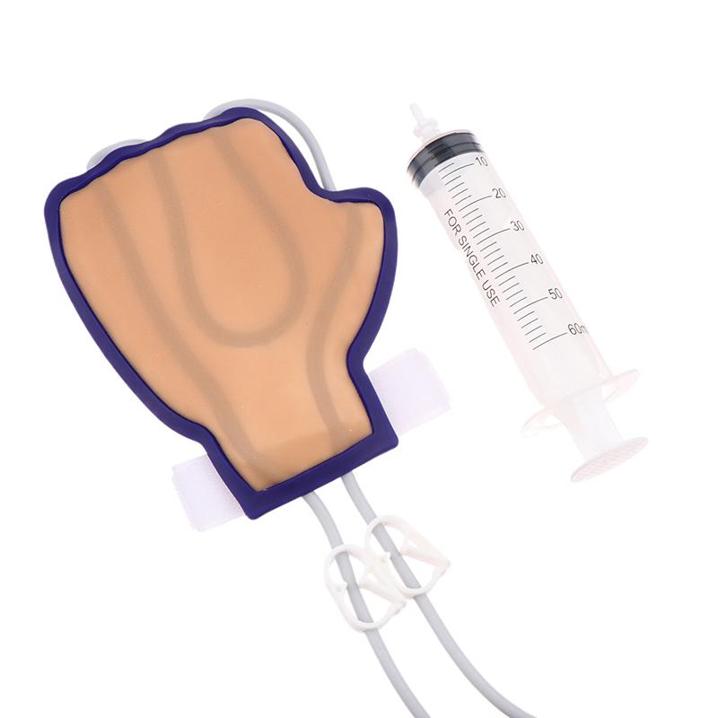 Вены на тыльной стороне руки Венепункции Носимая модель руки Инъекции в руку Медсестра Взятие крови Обучение Практика Форма