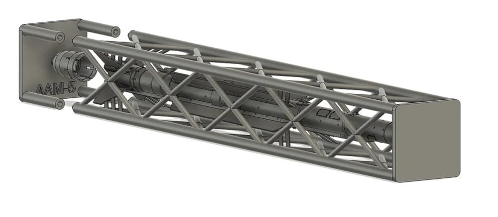 Kopecky Scale Models 1/32 AAM-5 Type 04 Air-to-Air Guided Missile with Sensor Cover Parts (2 Pieces) Plastic Model Kit Parts KOM32056 (Airplane)