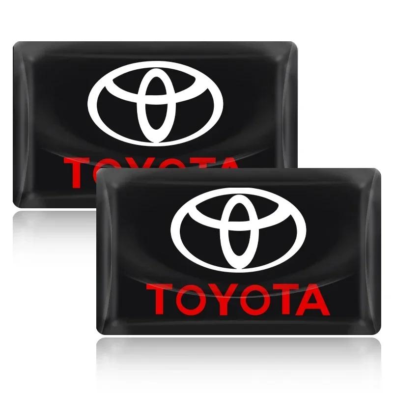 3D Эпоксидные Наклейки для Украшения Автомобиля Toyota на Руль и Приборную Панель