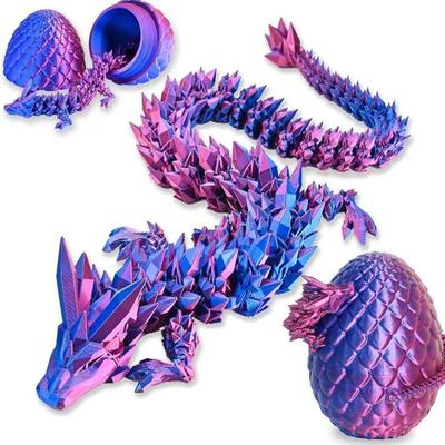 Креативный антистресс Маятник Яйцо Дракона Хамелеон 3D-печать Дракон Подарок на Новый год 2025 Красочный набор Настольное украшение Детская игрушка