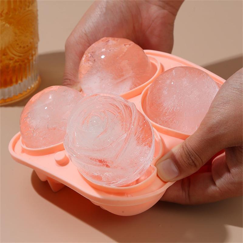 Силиконовая форма для хоккея на льду в форме розы, DIY бытовой аппарат для изготовления льда, форма для льда для кофе и мороженого, форма для льда для домашних десертов и напитков, кухонный домашний гаджет.