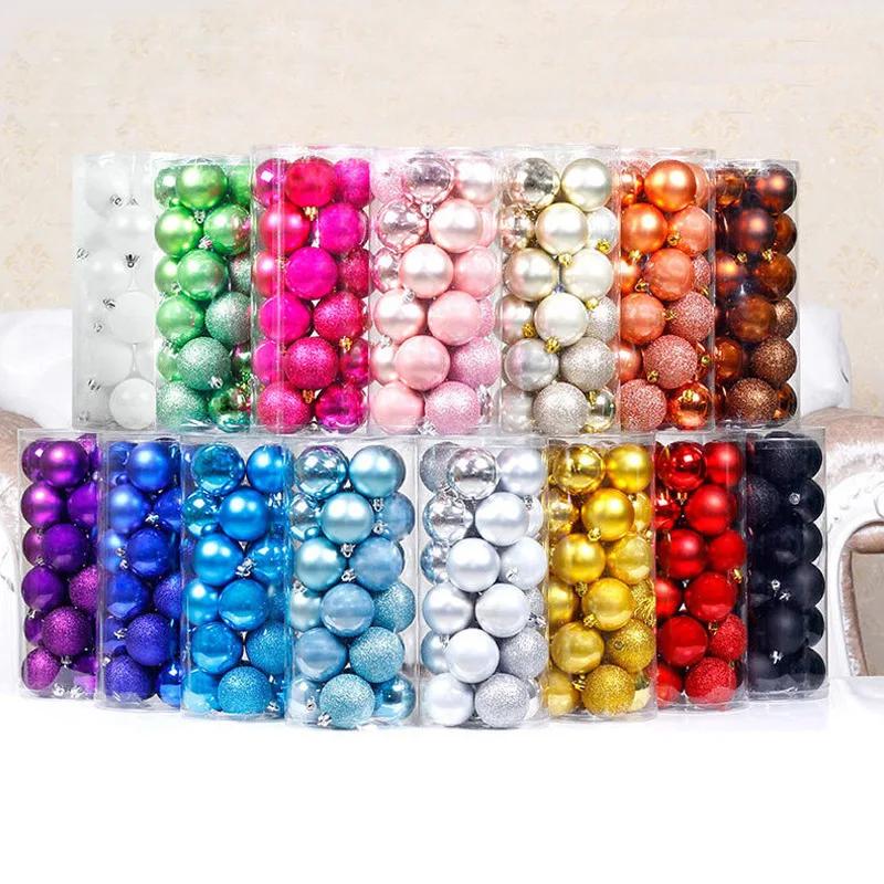 Christmas Tree Decoration 36Pcs 3CM Christmas Balls Pendant Ornaments Party Accessory Home Decor Navidad 2027 New Year Gifts