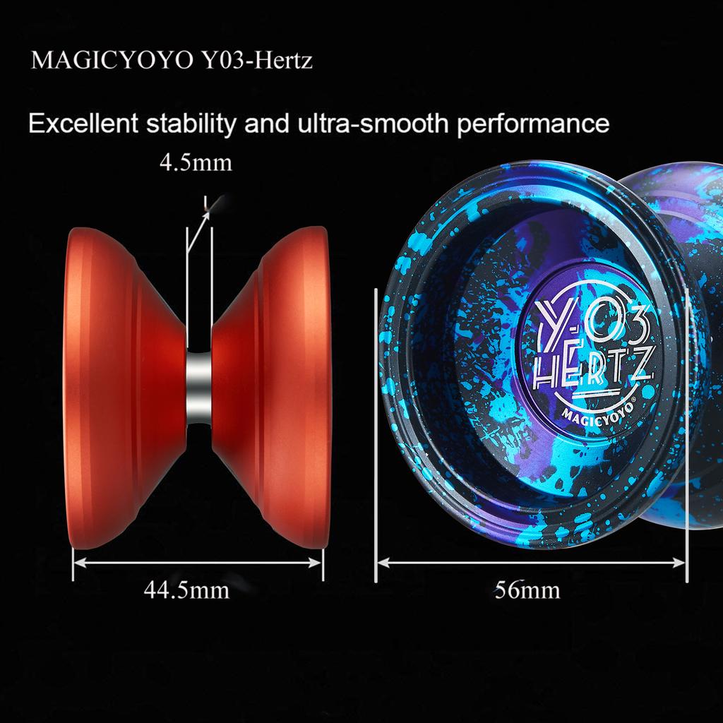 MAGICYOYO Y03 Professional Yoyo Alloy 8 Ball U Bearing Lightweighted Yoyo for Amateurs Beginners Professional Players