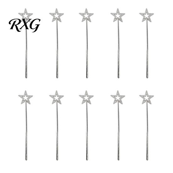 Star Wand for Kids 13 Inches Fairy Kids, Sparkly Rhinestone Magical Stick, Princess Halloween Dress Up Accessories Angel Role Play Costume Birthday