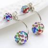 Fashion Crystal Ball Stud Earrings Earrings Hypoallergenic Shamboo Ball Fashion Earrings KTY